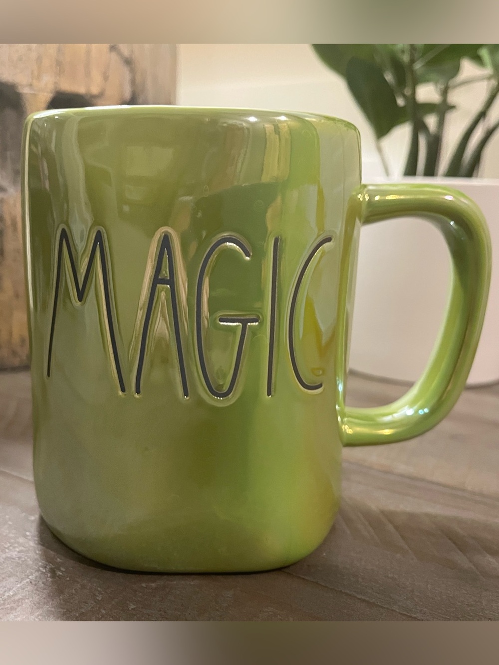 Rae Dunn Green "MAGIC" Ceramic Mug
